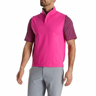 Men's Footjoy Golf Vest Pink NZ-190939